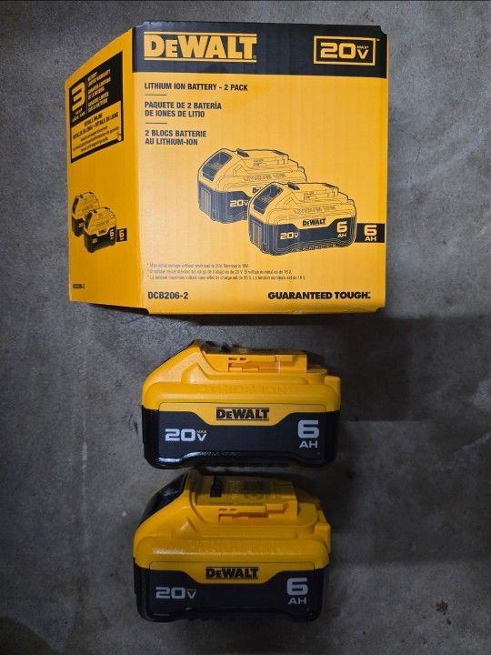 Dewalt 20v 6.0 Battery Pack 