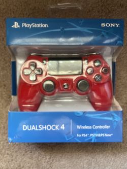 Band new red PlayStation 4 controller