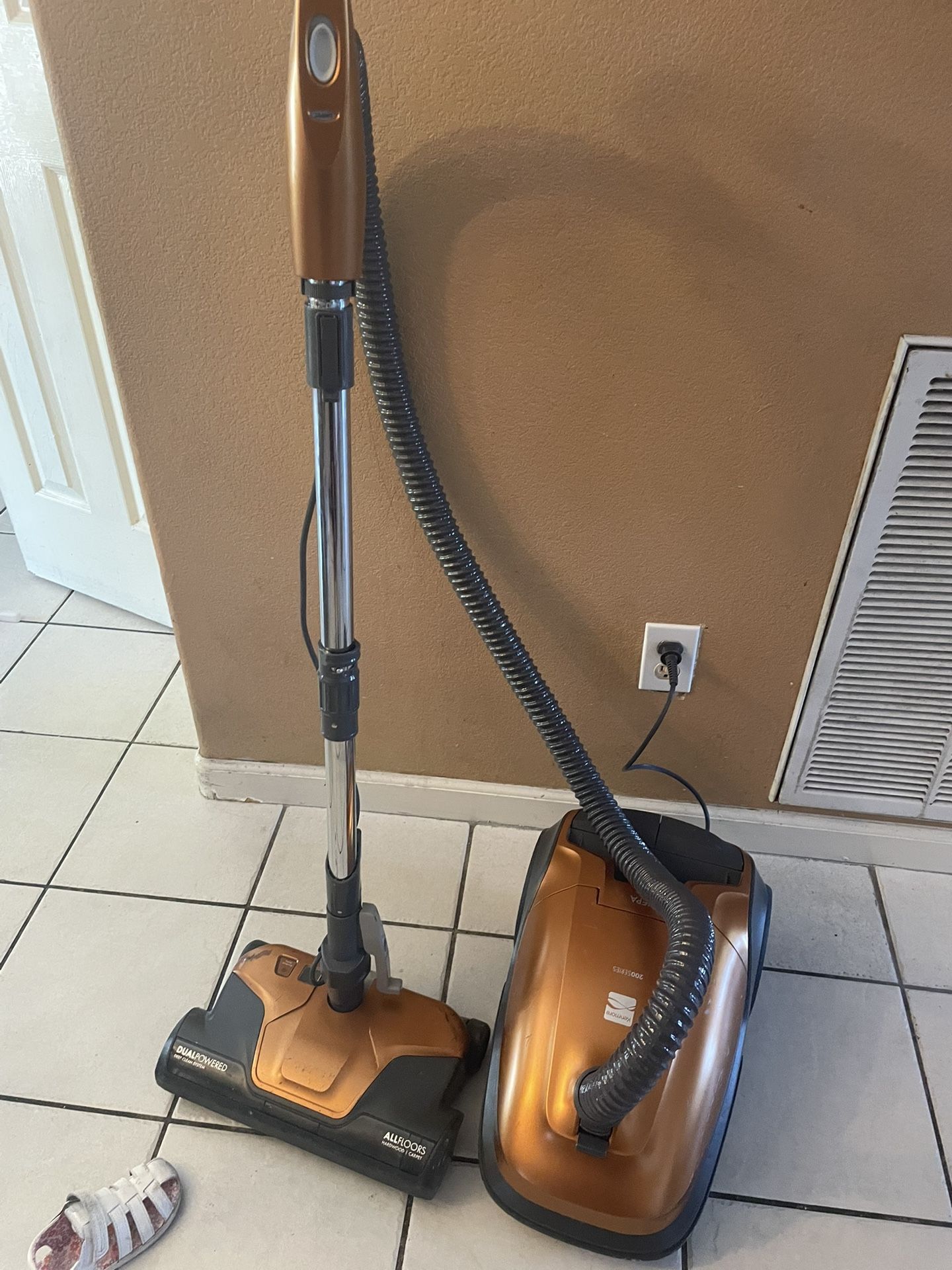 Kenmore 81214 200 Series Pet Friendly Lightweight Bagged Canister Vacuum with HEPA, 2 Motor System, and 3 Cleaning Tools-Orange Amazon's Choice 1K+ bo