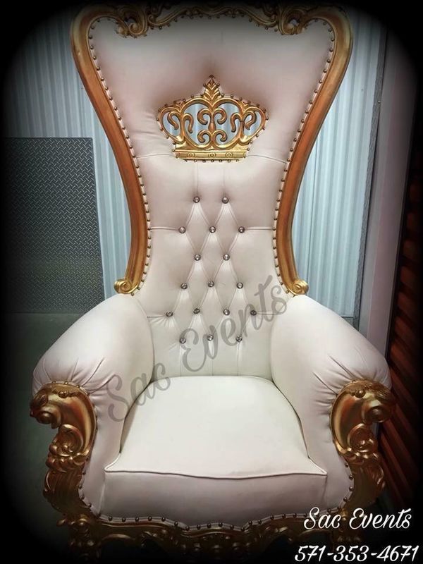 RENTA DE SILLA PARA QUINCEAÑERA /CUMPLEAÑOS / BABY SHOWER U OTRO EVENTO