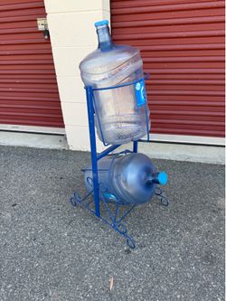 5 gal water bottles & stand