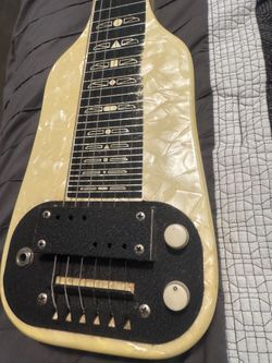 Vintage “National” steel lap guitar