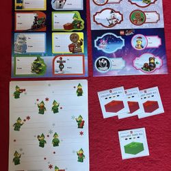 Lot AUTHENTIC LEGO CHRISTMAS GIFT TAG STICKERS ‼️ See HUGE Collection Of RARE - VINTAGE And COOL DESIGNER Items Here ...