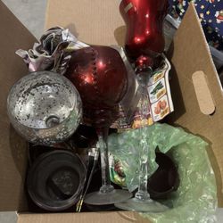 $1, $5, and up! Many glass bottles and goblets.