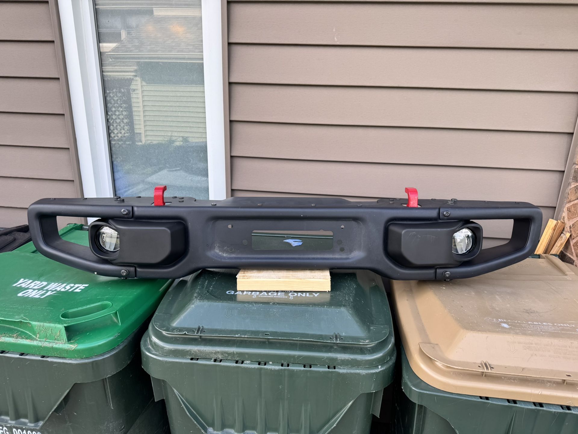 Jeep Wrangler JK/JKU Rubicon Hard Rock Steel Front Bumper 2007-2018