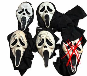 Ghostface lot masks 2 customs(sold separately or as lot)
