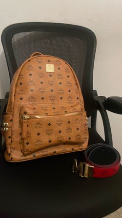 Mcm backpack and belt