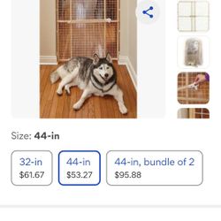 Pet Gate Wood 44 Inch