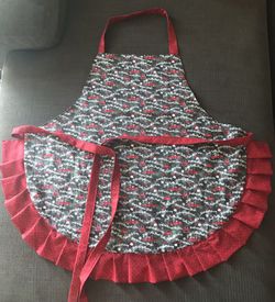 Retro Vintage Christmas Apron Handmade