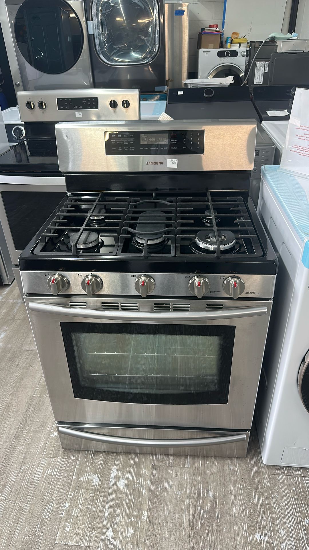 Samsung Gas Range With Self Clean