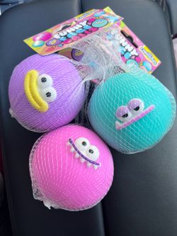 Funny Face Balls $15 FIRM Set of 3
