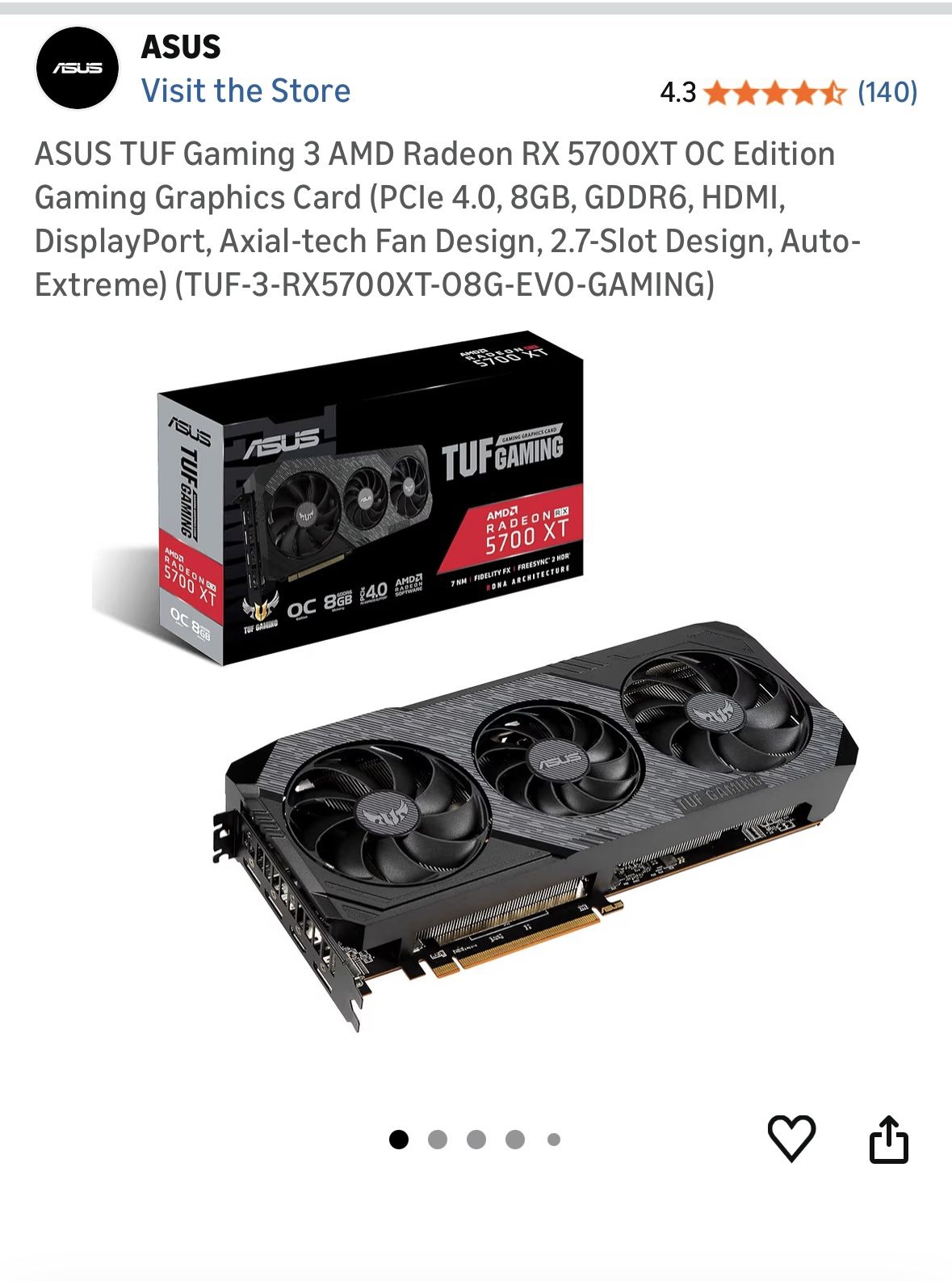 ASUS TUF 5700 XT OC Edition