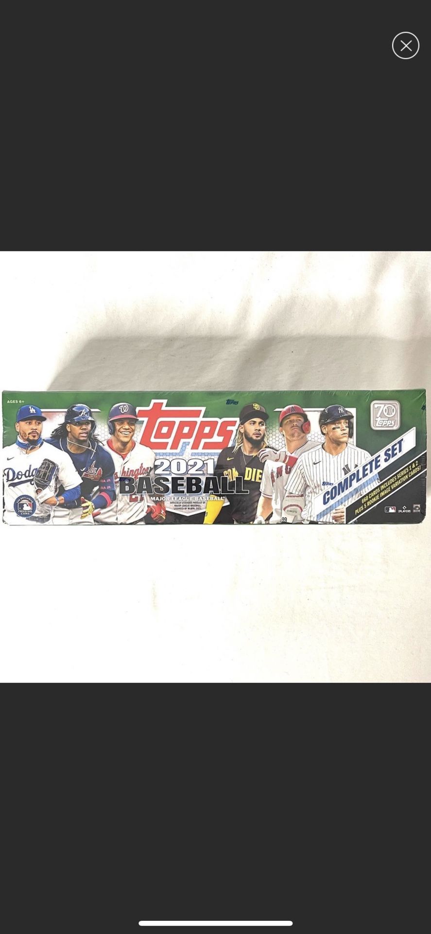 2021 Topps MLB Complete Set NEW Factory Sealed Green Box
