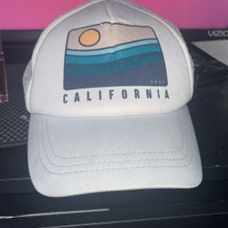 California hat. 