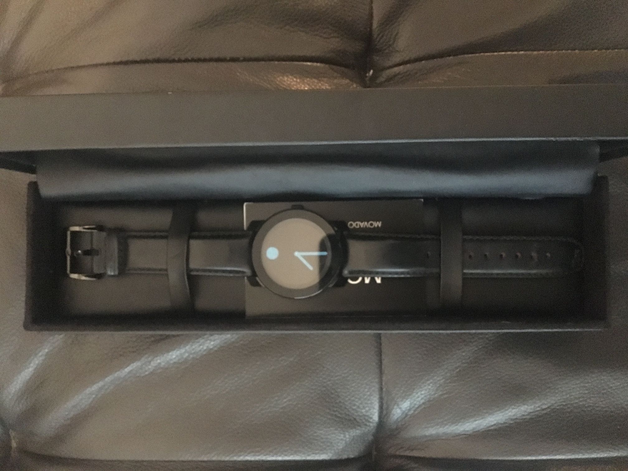 Movado Bold Wrist Watch Black And Teal for Unisex