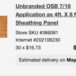 Sheets Of Osb