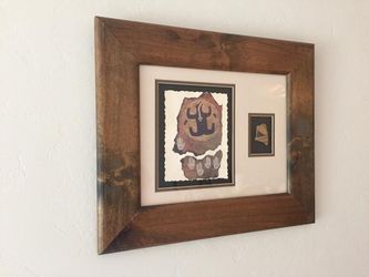 Western Petroglyph Art, Framed