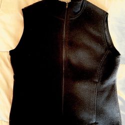 Black Vest- Warm Fleece