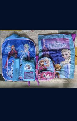 Disney Frozen Lot Backpack Tent Sleeping Bag