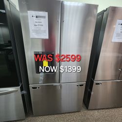 26. Cu. Ft. Smart Counter Depth Max French Door Refrigerator  With Dual Ice Makers