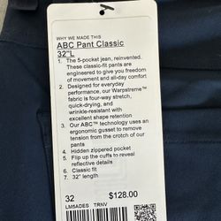 Lululemon Navy ABC Pants 32x32 New With Tags