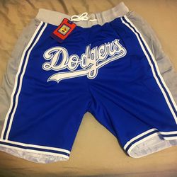 Los Angeles Dodgers Just Don basketball shorts