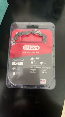 Oregon R34 Pole Saw Chain for 8" Bar – 34 Drive Links (1 pack)