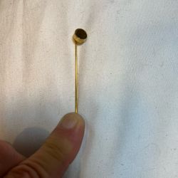 Gold Tone Round Magnetic Lapel Stick Pin