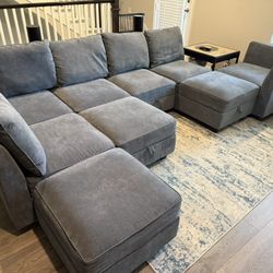 9 Piece Modular Sectional Sofa