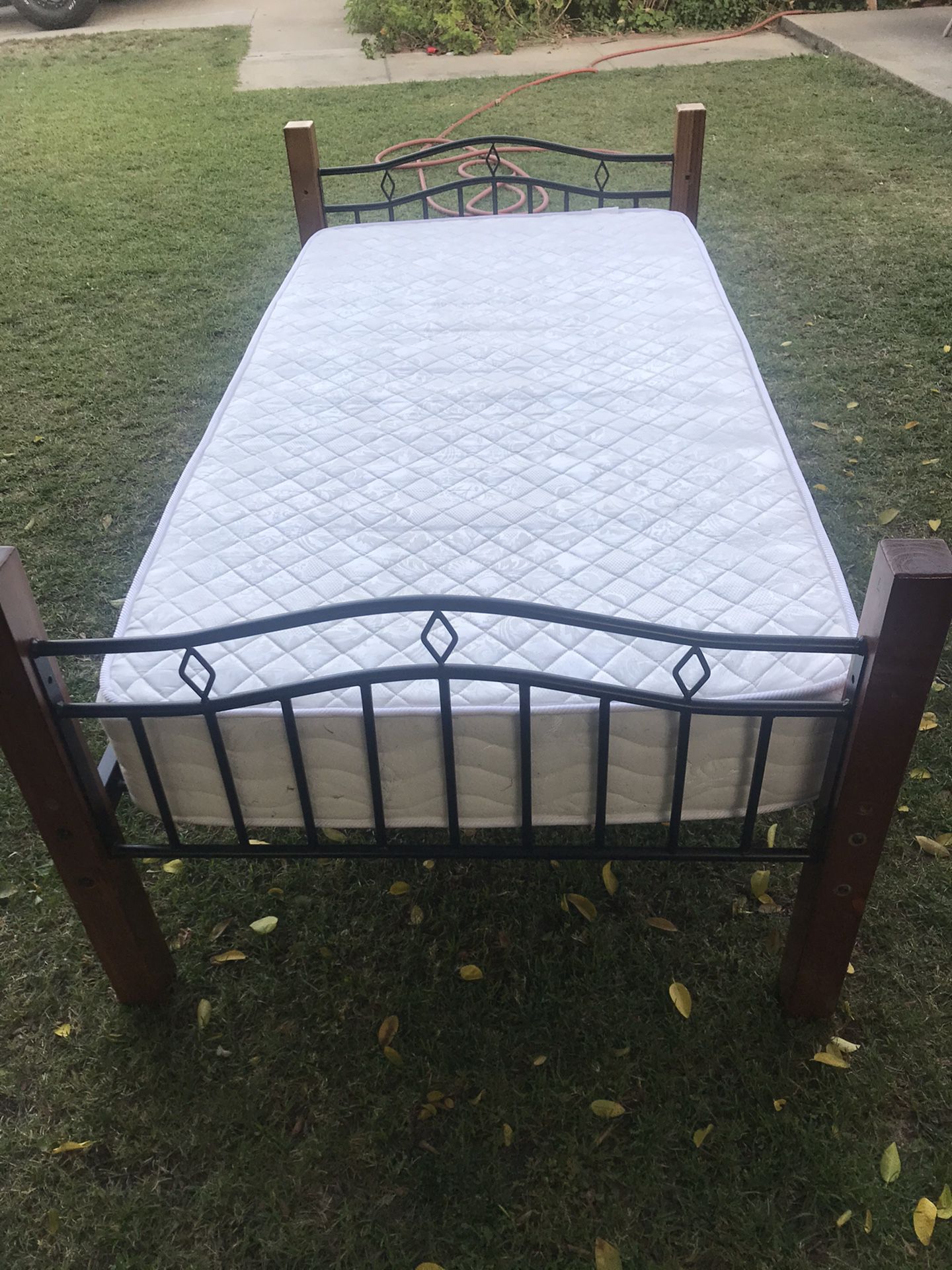 Nice twin bed with mattress