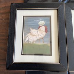 2 Pictures    10 By 12    Chicken And Eggs 