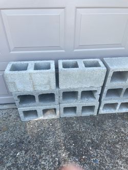 14 cement blocks