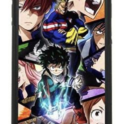 My Hero Academia Anime Manga Comic Theme Case for iPhone 7, iPhone 8 (4.7 Inch) TPU Silicone Gel Edge + PC Bumper Case Skin Protective Printed Phone F