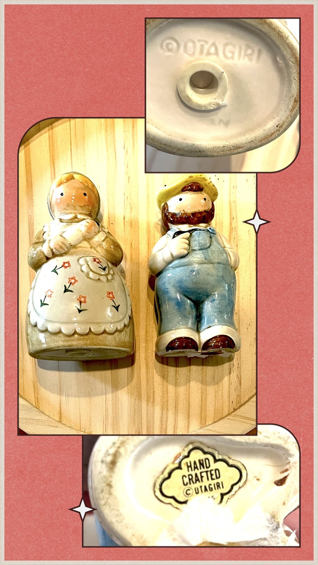 Collectible Japanese Otagiri Shakers