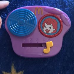 2014 Ronald McDonald’s toddler dj happy meal toy