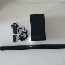 LG 4.1 Channel Sound Bar Surround System with Wireless Surround Sound Speakers
