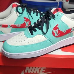 Nike Court Vision Low Custom Louis Vuitton Men's 
