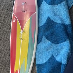 American Girl, Doll Surfboard And Towel With Gopro