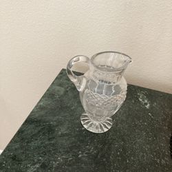 Small Crystal Pitcher: