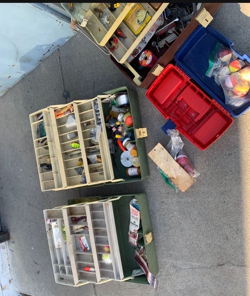 I Have 6 Fishing Boxes.