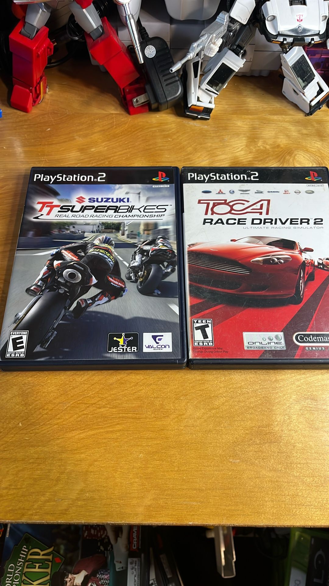 PlayStation 2 / PS2 - Super Bikes And Toca Race Drivers