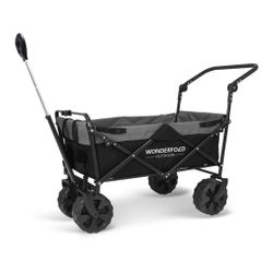Wonderfold S2 Folding Wagon - Available in Black and Navy