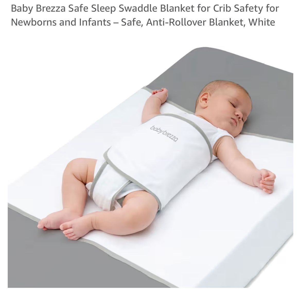 Baby Brezza Safe Sleep Swaddle Blanket