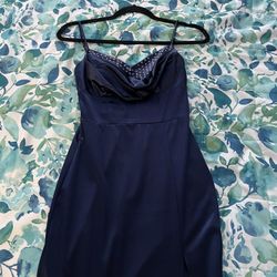 Navy Blue Dress 