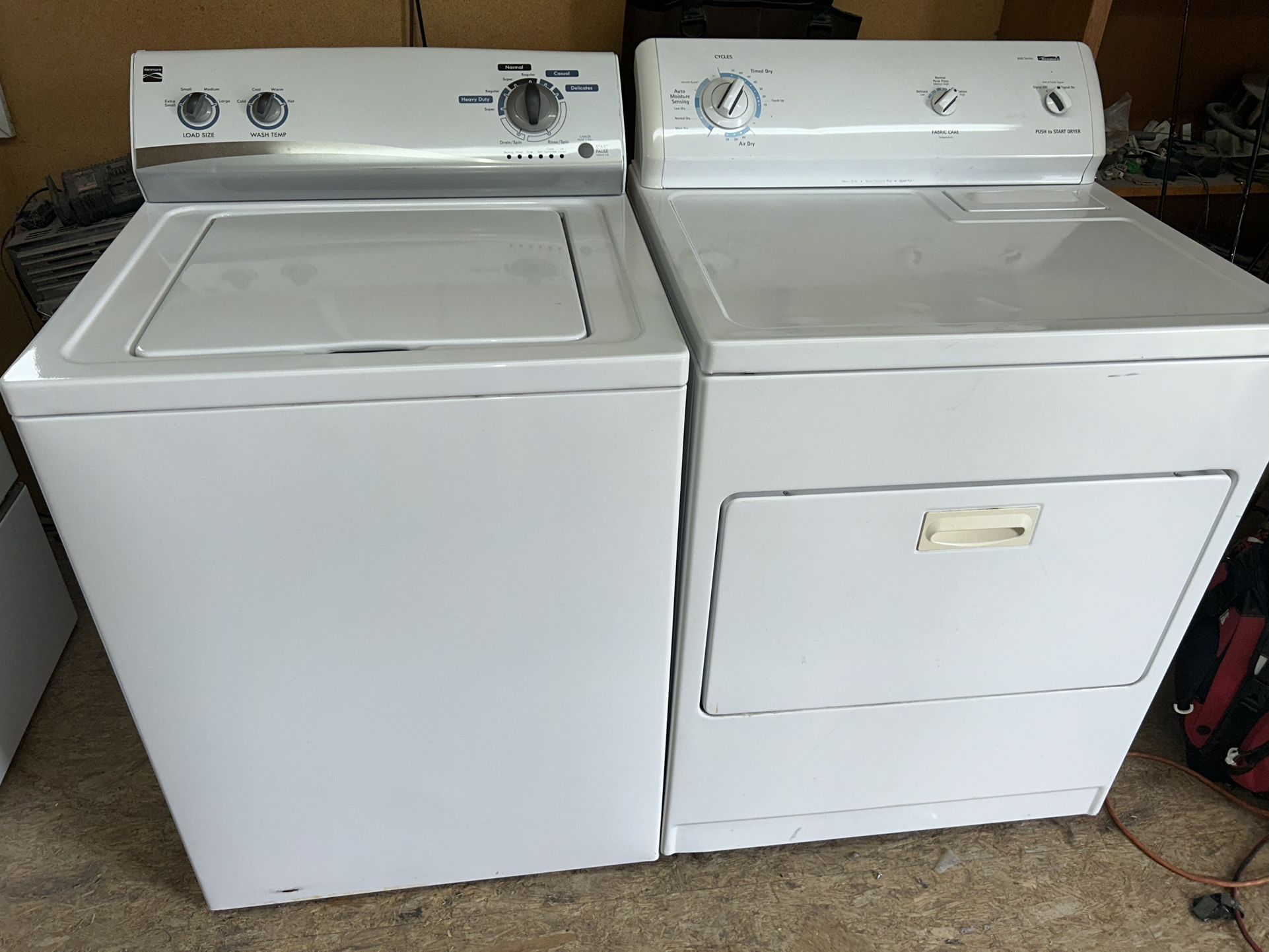 Kenmore Super Capacity Washer / Dryer Set