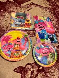 Trolls Theme party supplies 🎉🥳