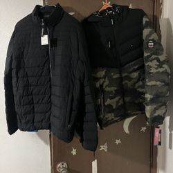 Calvin Klein Jacket And Tommy Hilfiger Jacket Both New