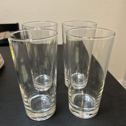set of 4 drinking glasses