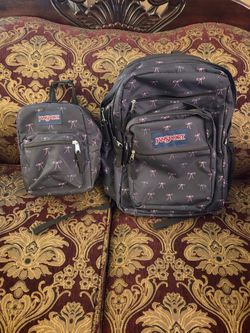 Jansport backpack and lunch bag