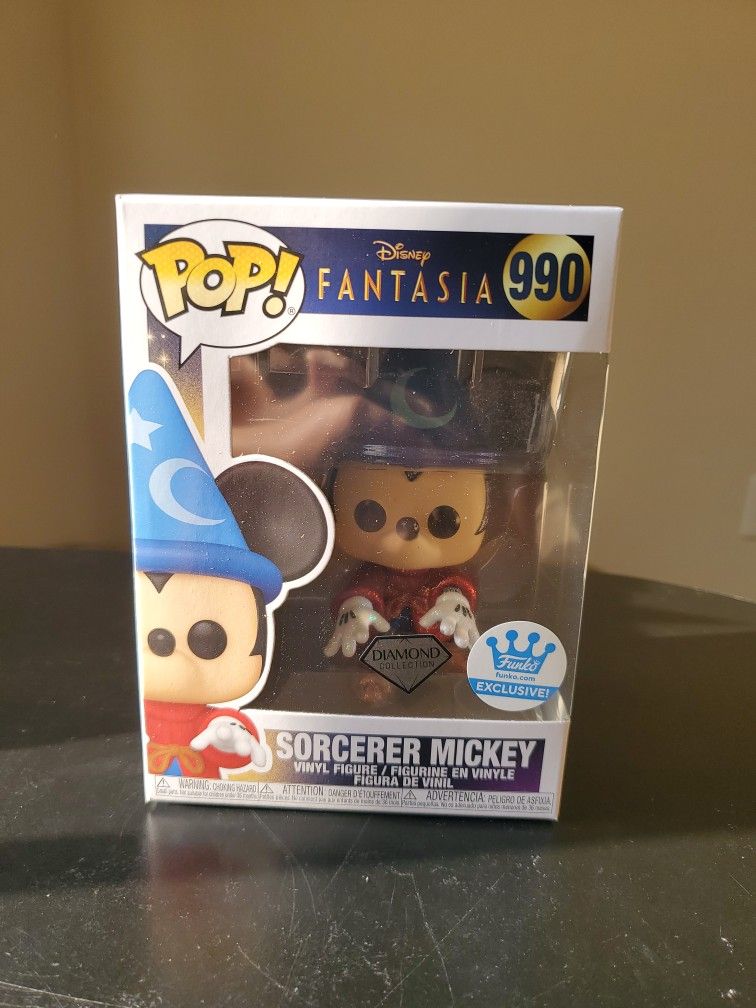 Sorcerer Mickey Glitter Funko Pop Exclusive